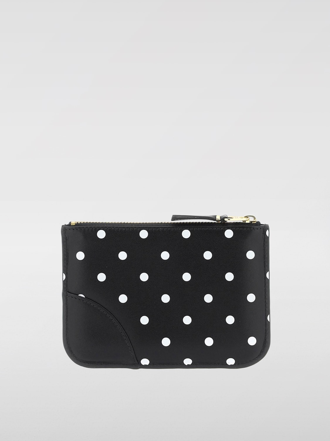 Giglio Portamonete Comme Des Garçons Wallet in pelle con pois all over