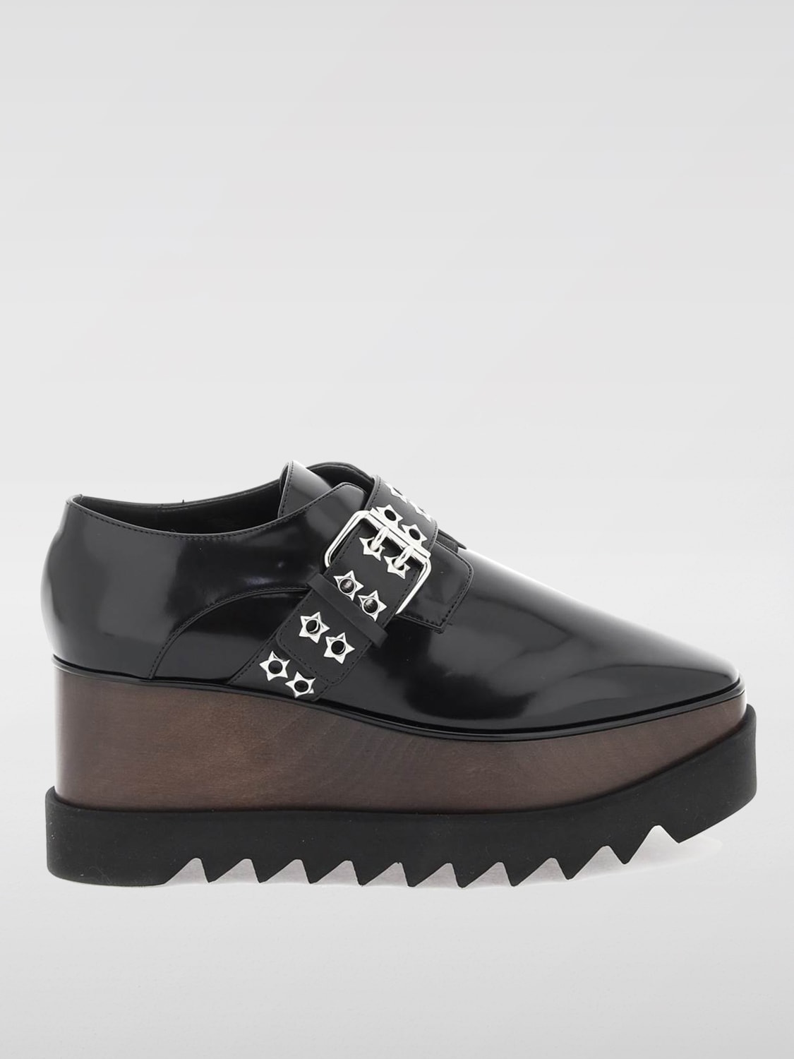 STELLA MCCARTNEY Derbies femme Noir Chaussures Compensees Stella McCartney 810279E00150 en ligne sur GIGLIO.COM