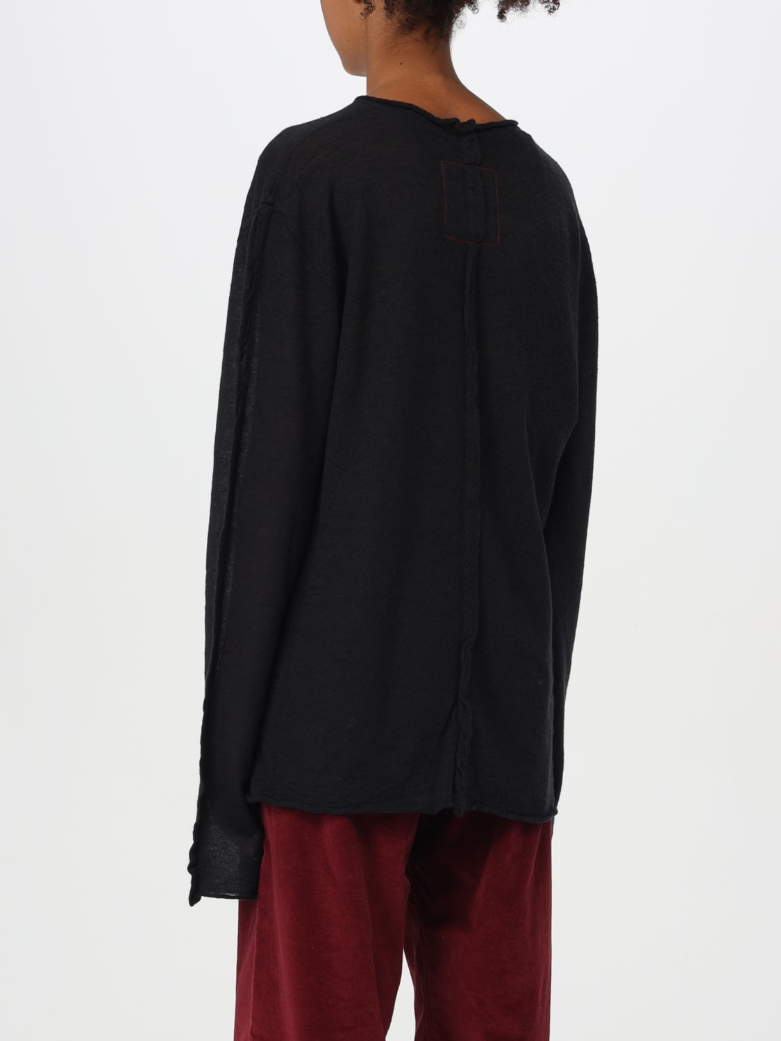 UMA WANG MAGLIA: Pullover Uma Wang in cashmere , Nero - Img 3