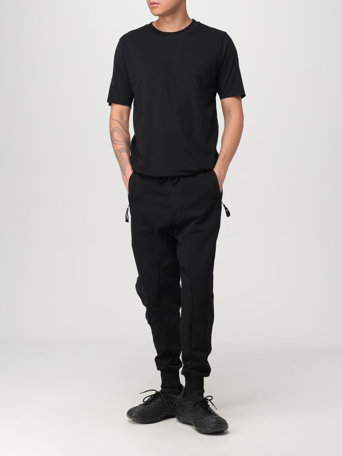 THOM KROM: T-shirt men - Black | Thom Krom t-shirt MTS818