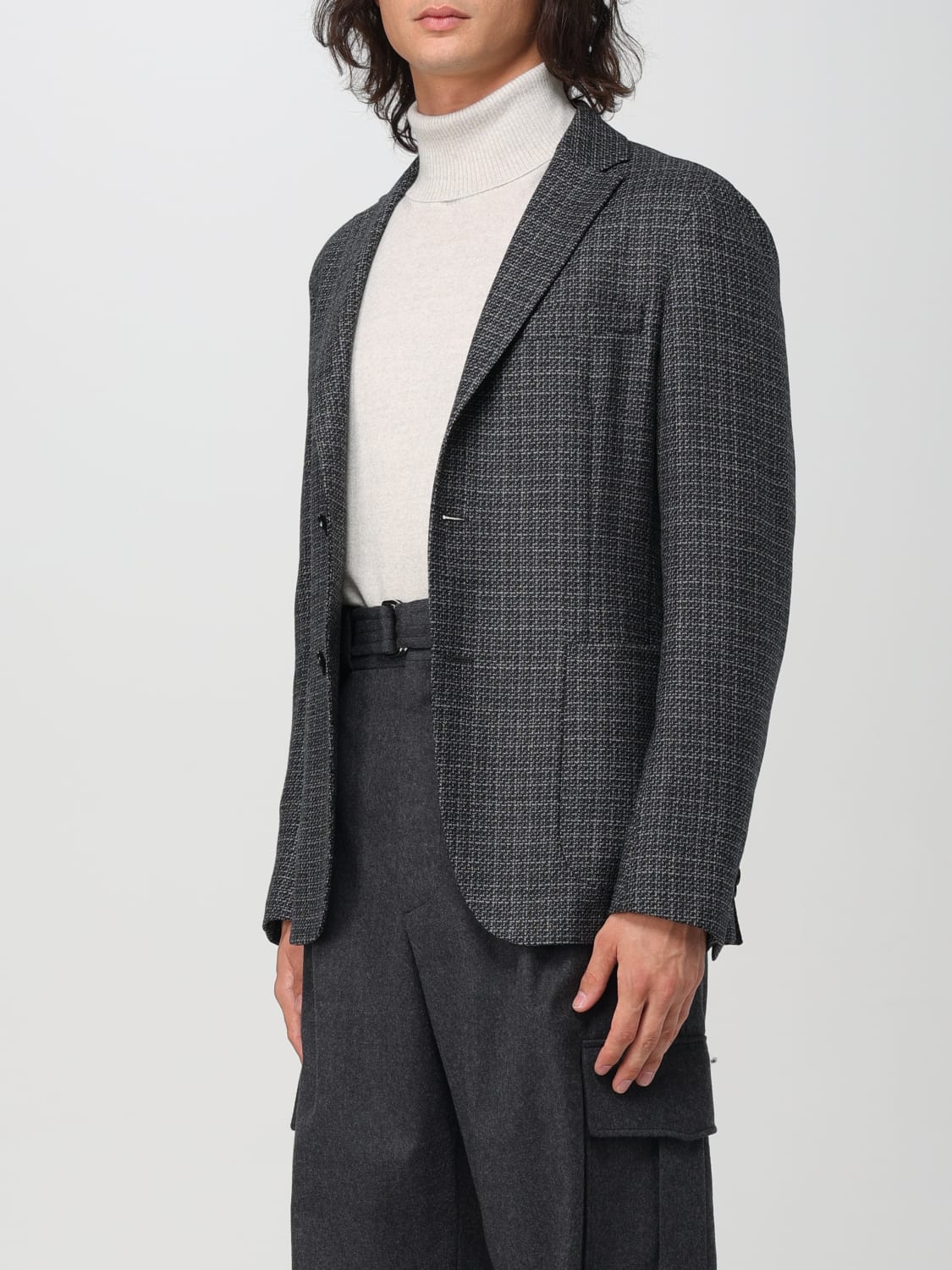 ZEGNA BLAZER: Blazer Zegna in lana , Blue Navy - Img 4