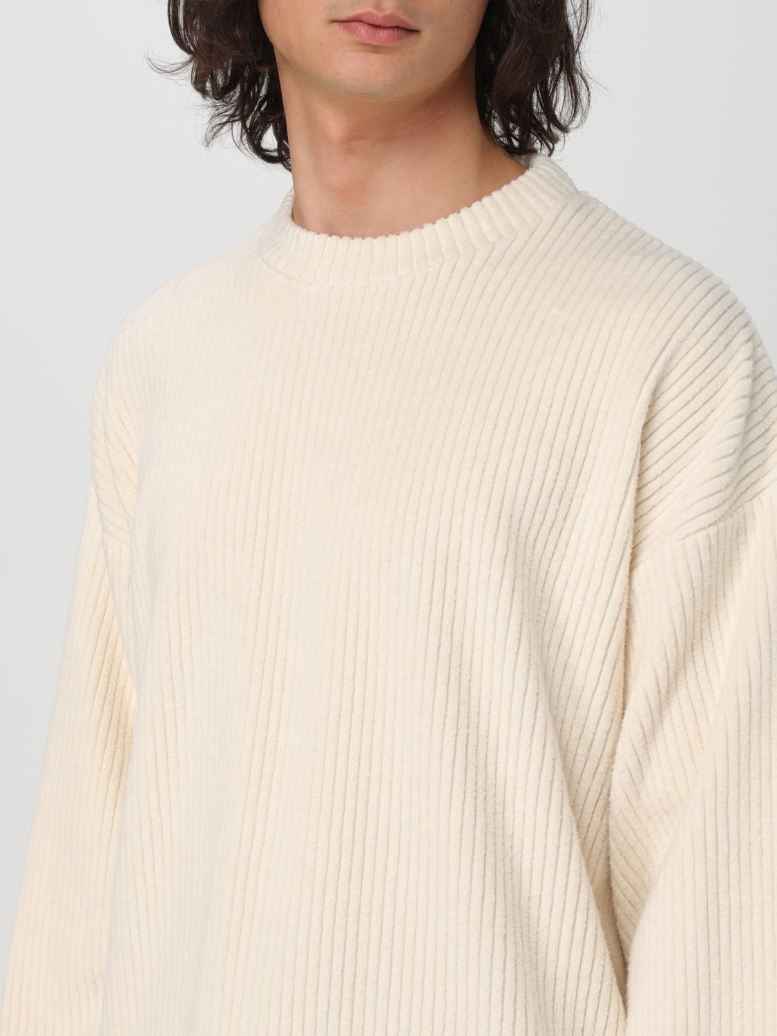 DSQUARED2 SWEATER: Sweatshirt men Dsquared2, Yellow Cream - Img 5