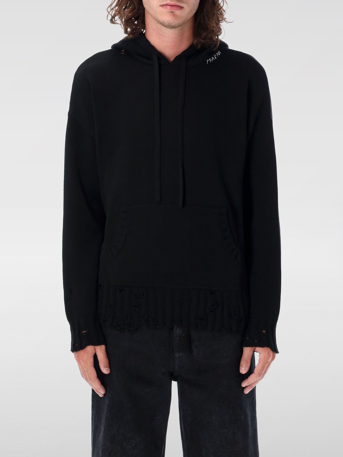 MARNI SWEATSHIRT: Marni hoodie, Black - Img 1