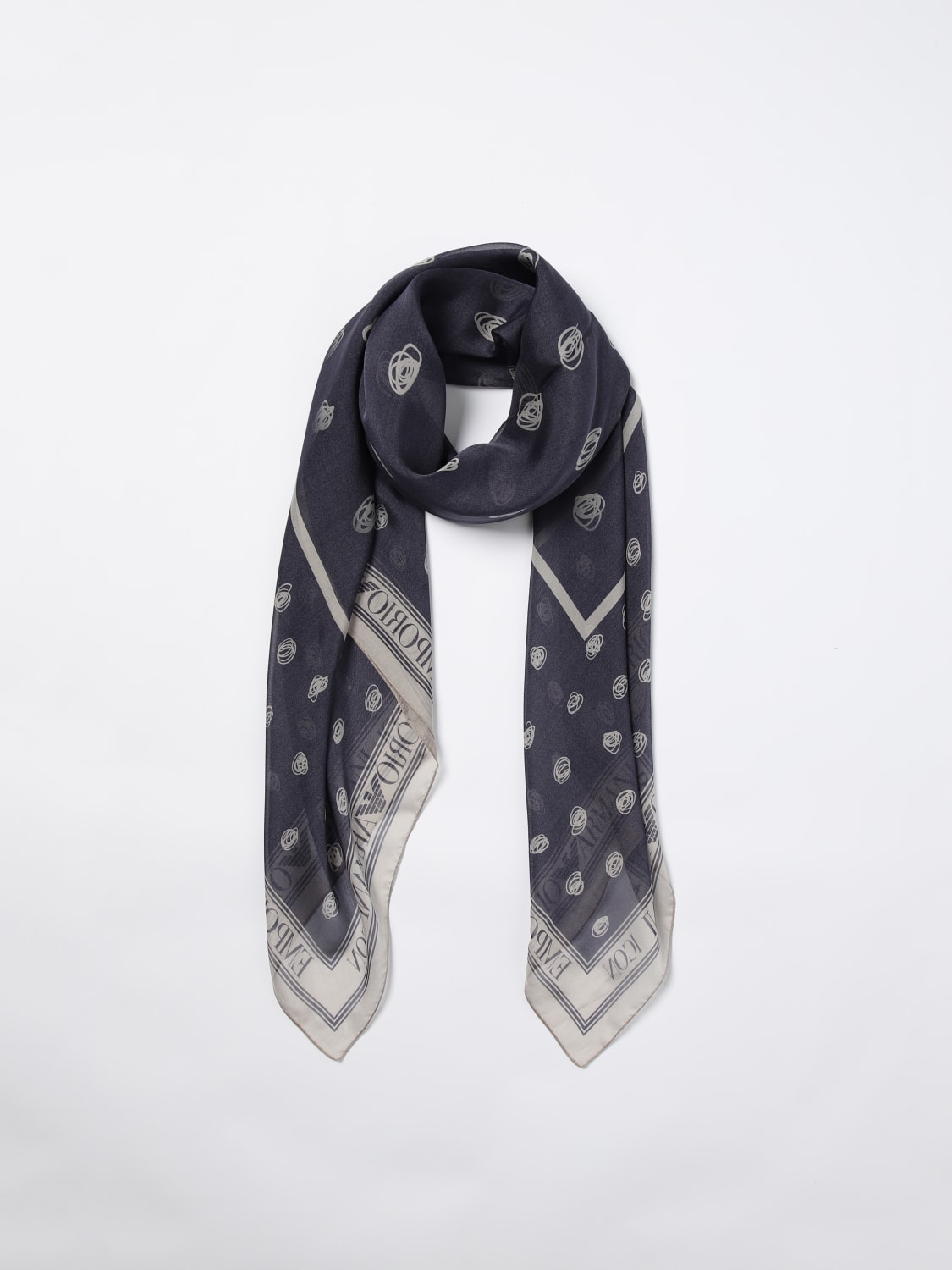 スカーフ EMPORIO ARMANI Woman Neck scarf Lilac EW001919AF15834 UA036 EMPORIO ARMANI: Scarf woman - Multicolor | Emporio Armani