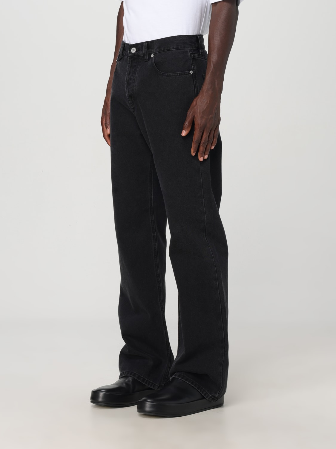 JACQUEMUS: Jeans men - Black | Jacquemus jeans 245DE0281515