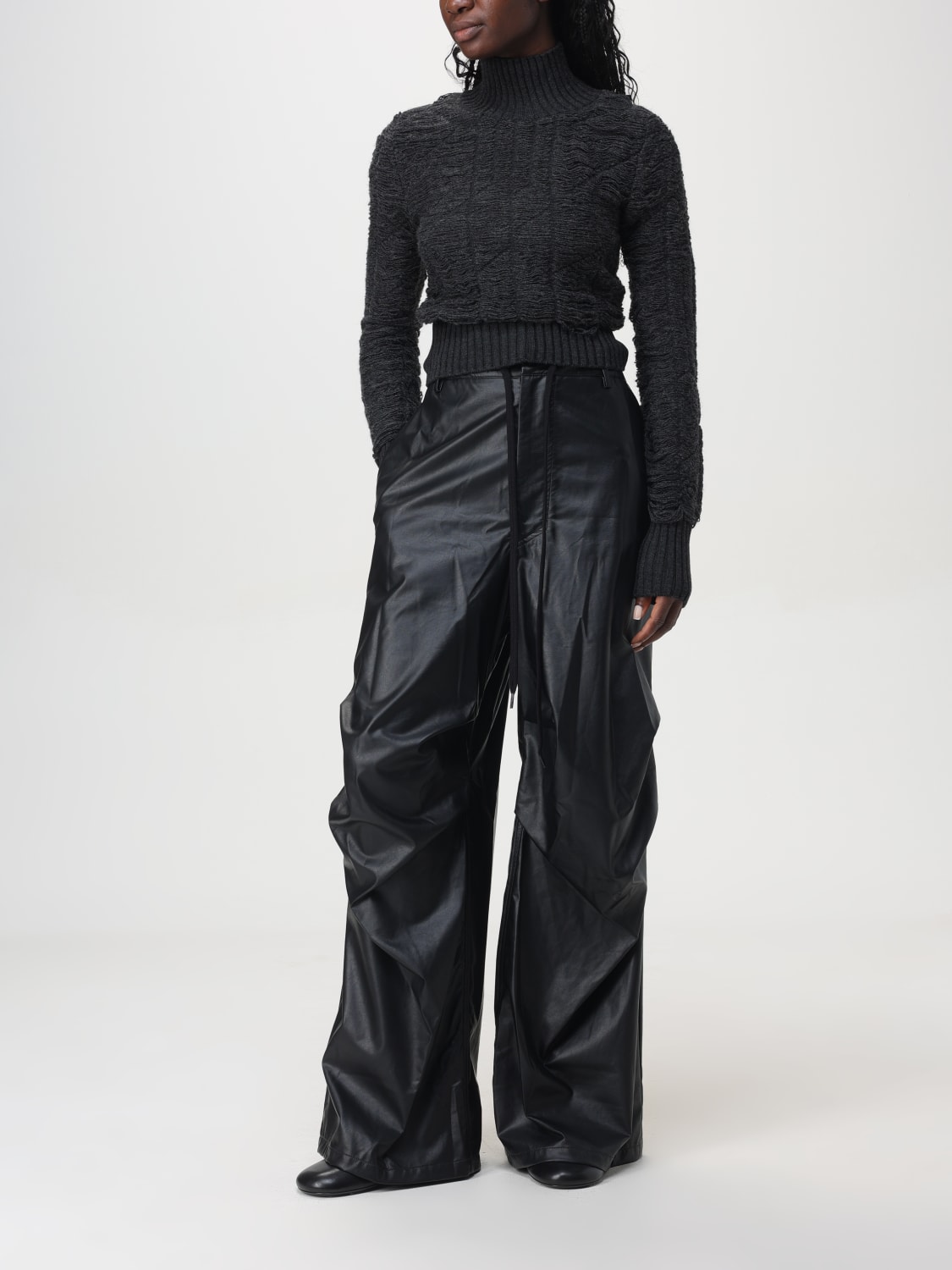 MM6 MAISON MARGIELA PANTS: Pants woman Mm6 Maison Margiela, Black - Img 2