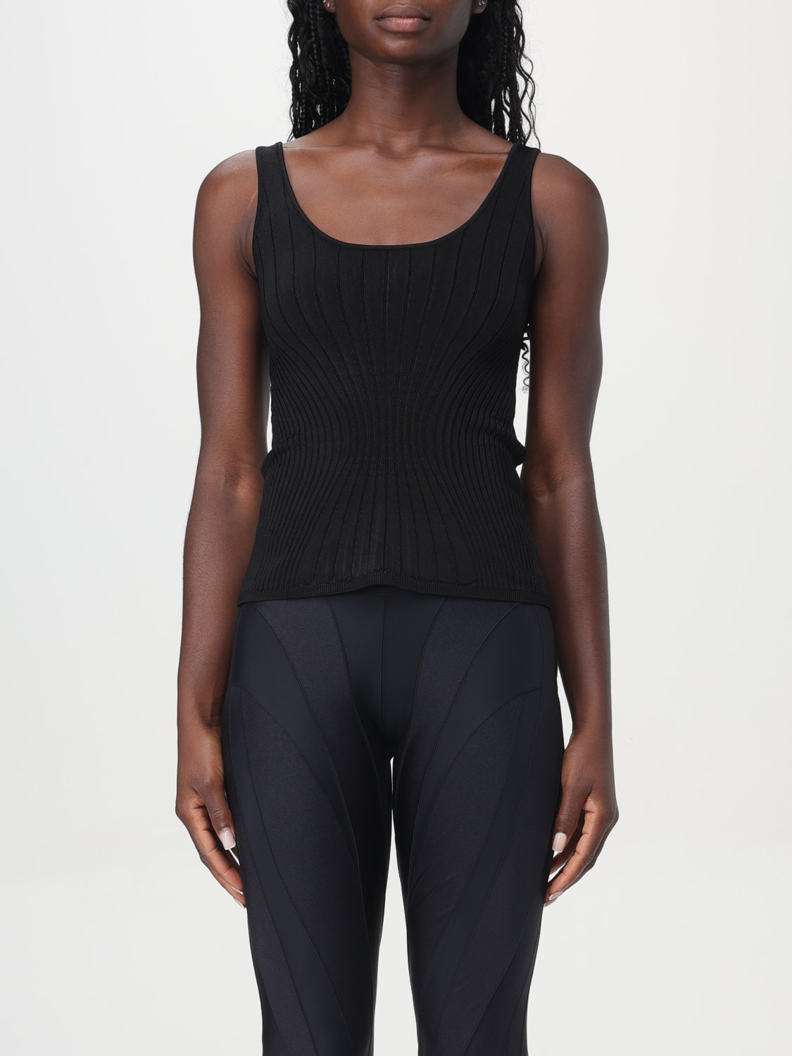 Giglio Top basic in cotone Mugler