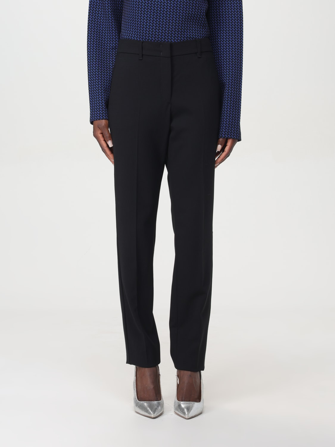 Giglio Pantalone Emporio Armani in fresco lana stretch