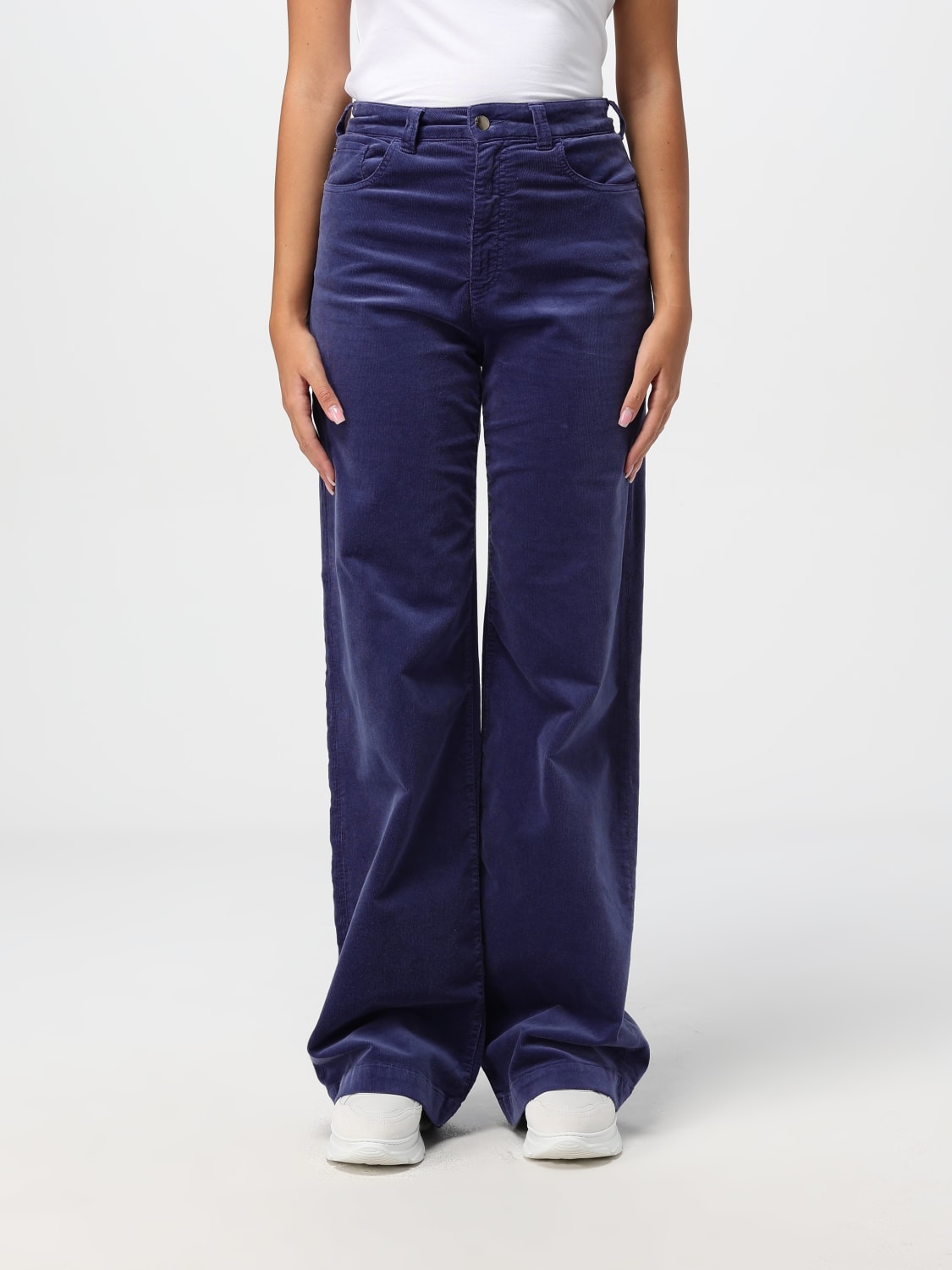 Giglio Pantalone Emporio Armani in velluto