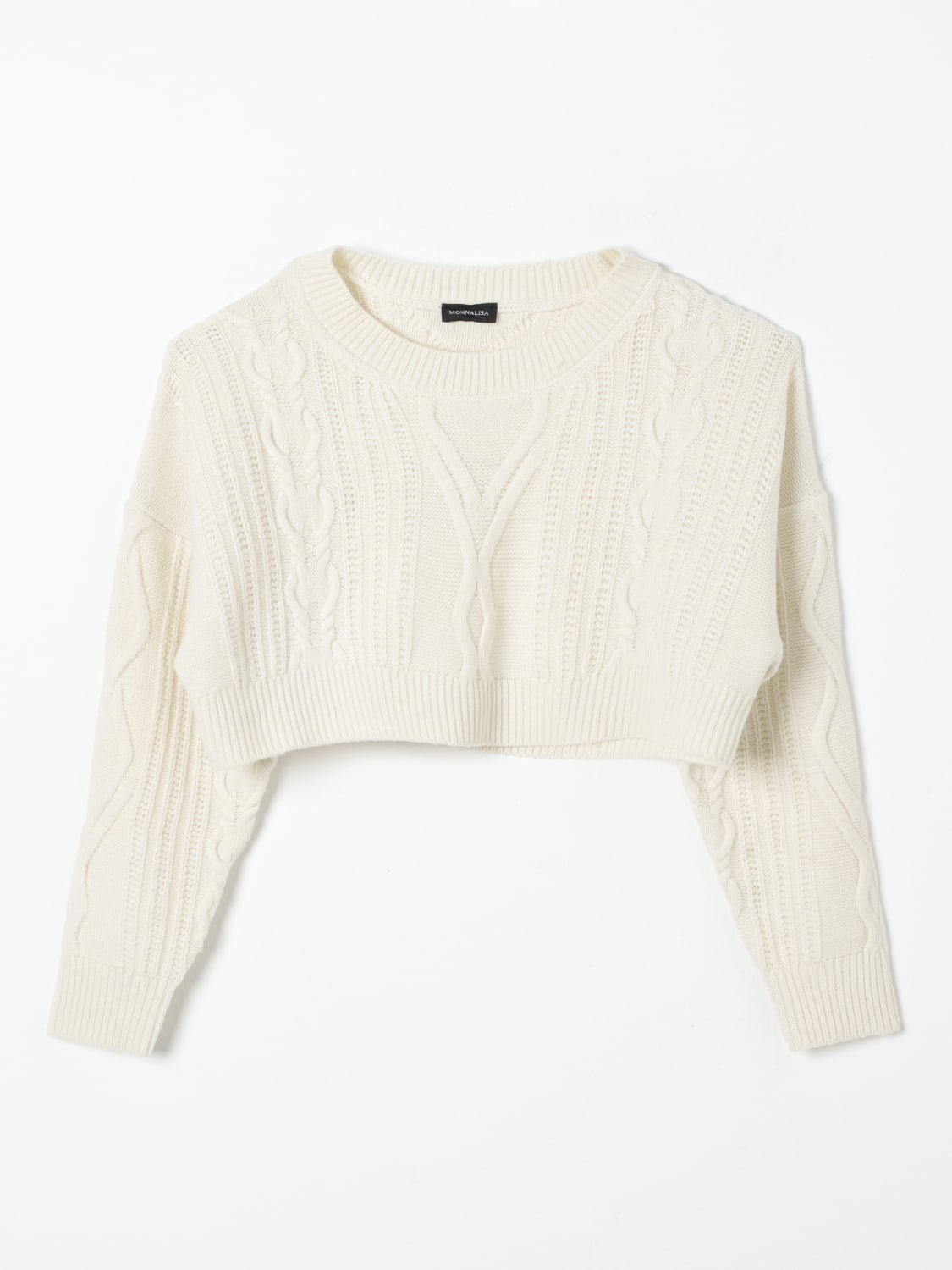 MONNALISA PULL: Pull enfant Monnalisa, Crème - Img 1