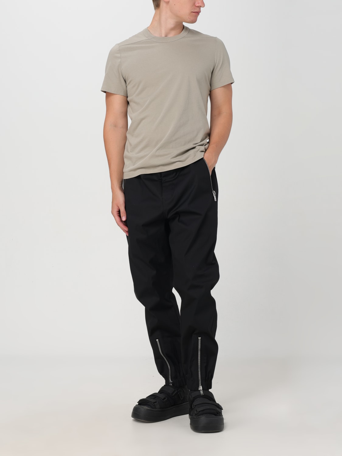 RICK OWENS T-SHIRT: T-shirt men Rick Owens, Pearl - Img 2