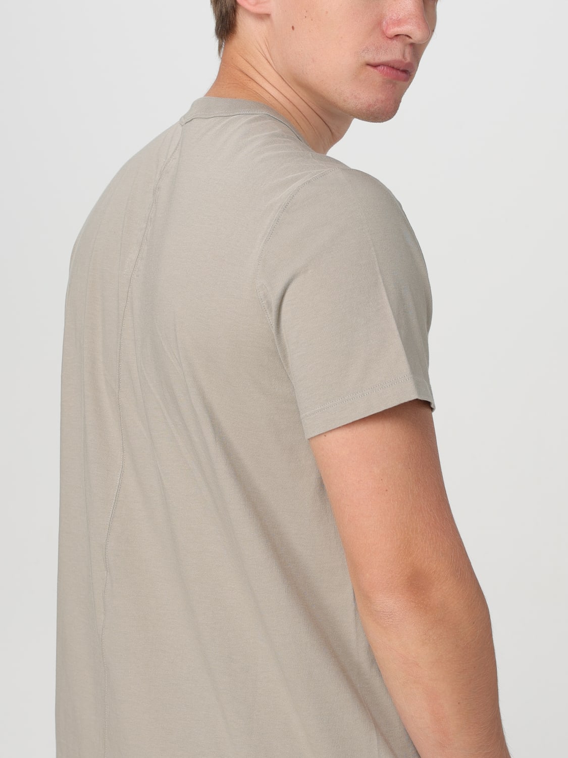 RICK OWENS T-SHIRT: T-shirt men Rick Owens, Pearl - Img 5