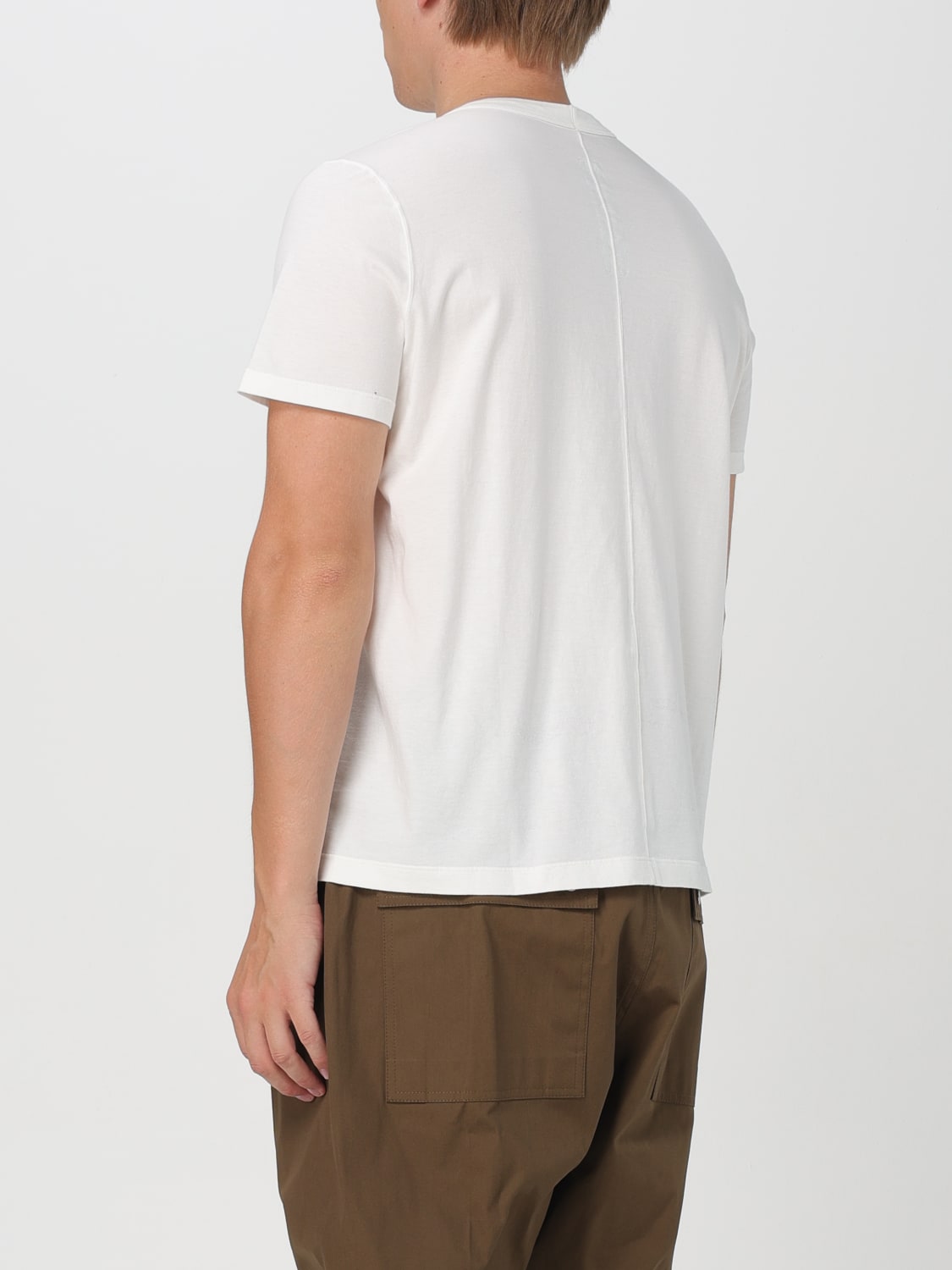 RICK OWENS T-SHIRT: T-shirt men Rick Owens, Milk - Img 3