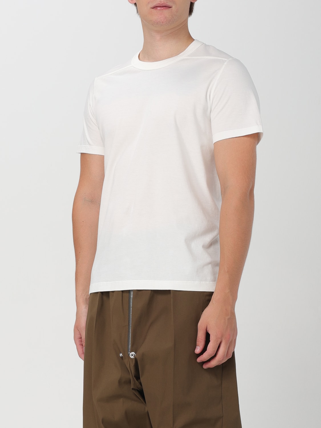 RICK OWENS T-SHIRT: T-shirt men Rick Owens, Milk - Img 4