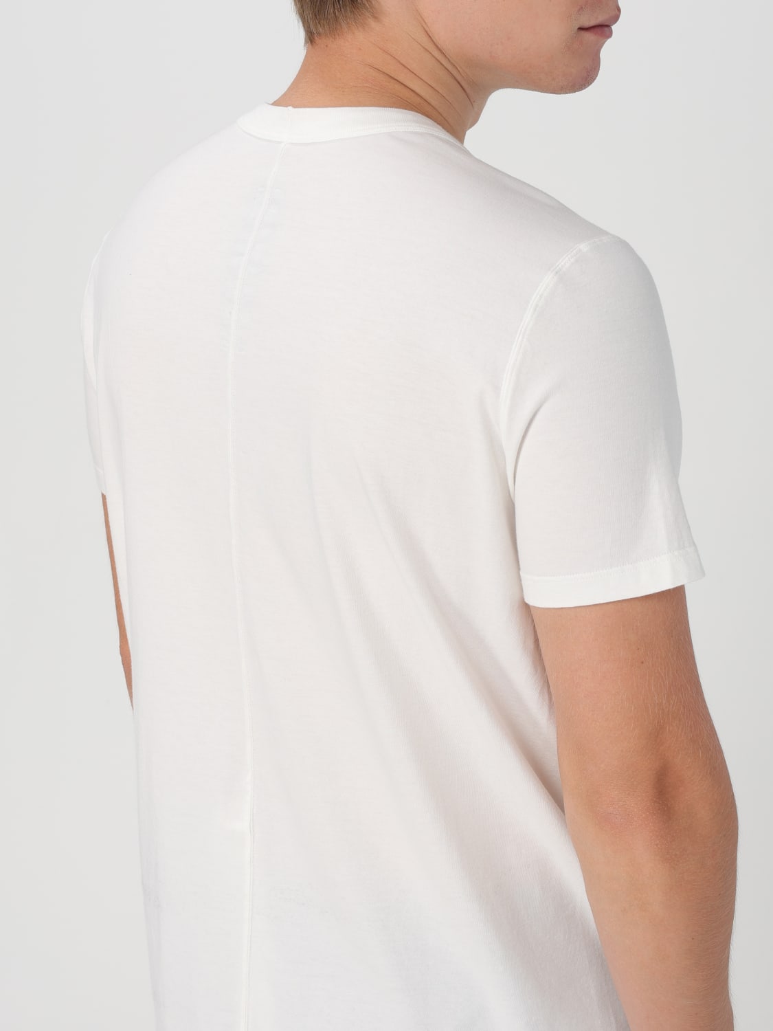 RICK OWENS T-SHIRT: T-shirt men Rick Owens, Milk - Img 5