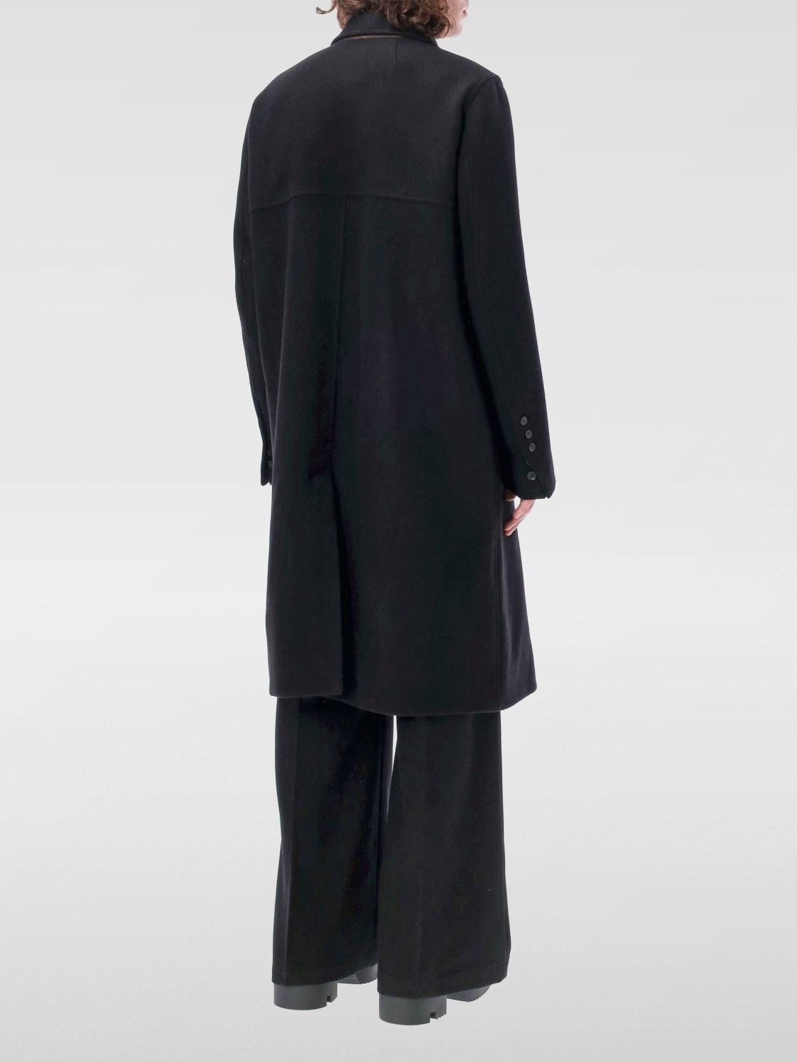 RICK OWENS COAT: Coat men Rick Owens, Black - Img 2