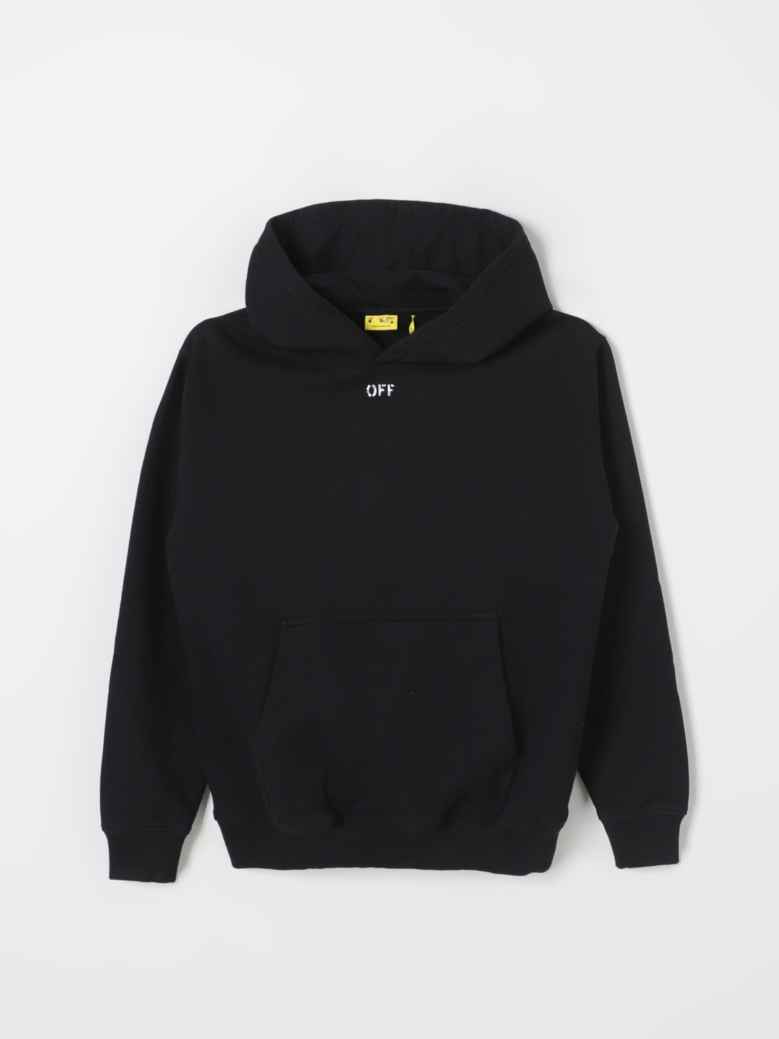 OFF-WHITE KIDS 스웨터: 스웨터 남아 Off-white, 블랙 - Img 1