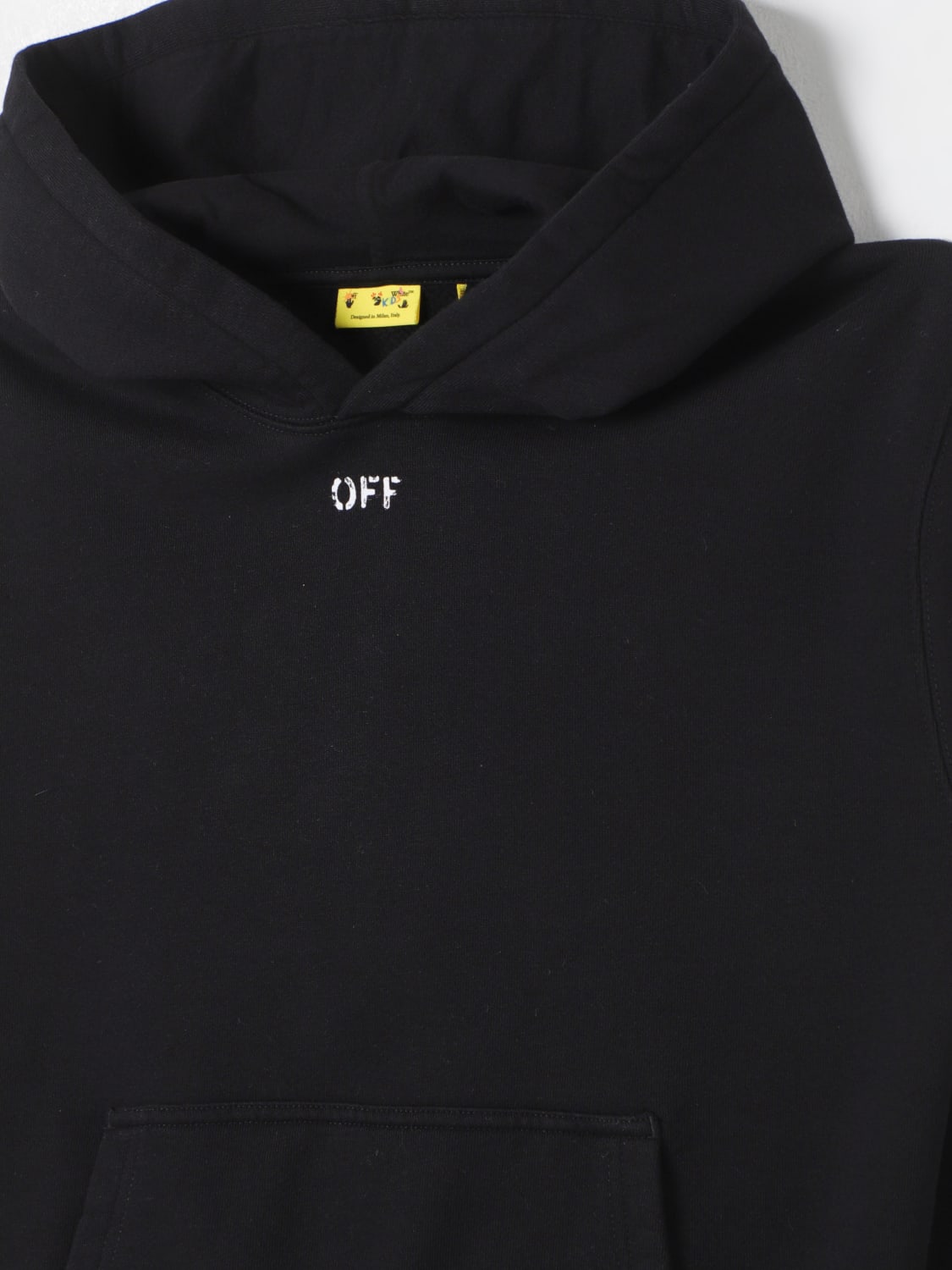 OFF-WHITE KIDS 스웨터: 스웨터 남아 Off-white, 블랙 - Img 3