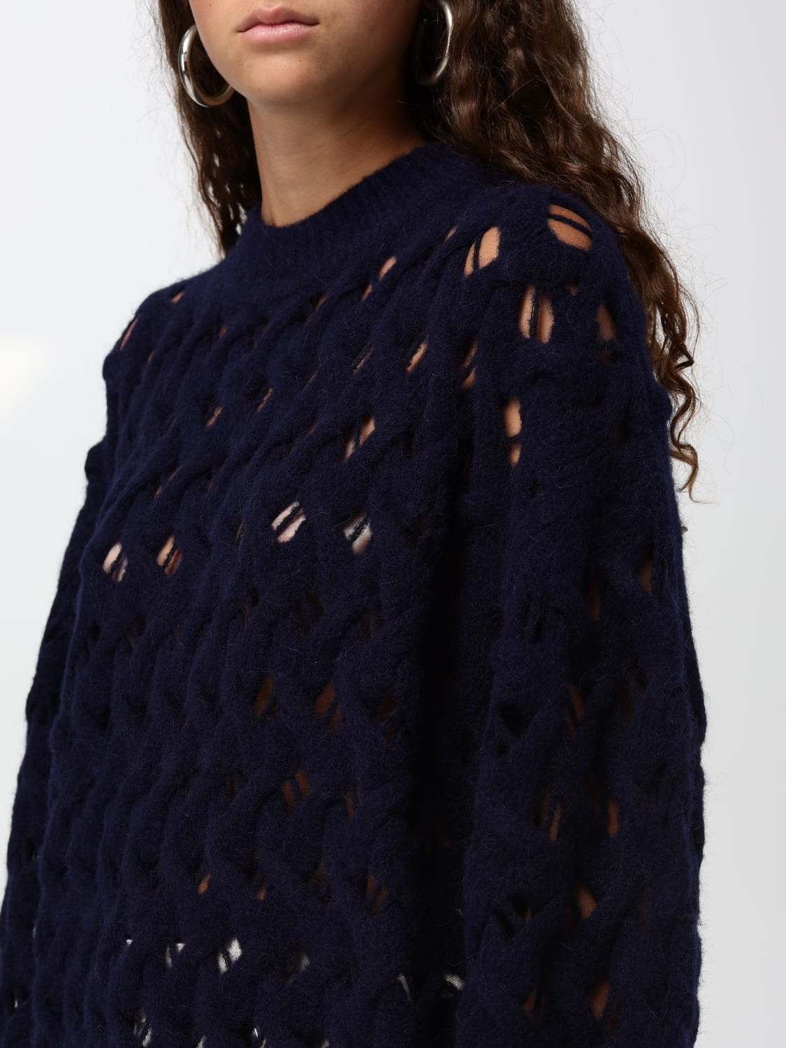 ISABEL MARANT ETOILE PULLOVER: Sweatshirt damen Isabel Marant Etoile, Blau - Img 4