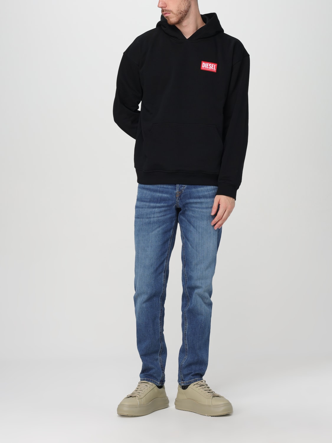 DIESEL SWEATSHIRT: Sweatshirt men Diesel, Black - Img 2