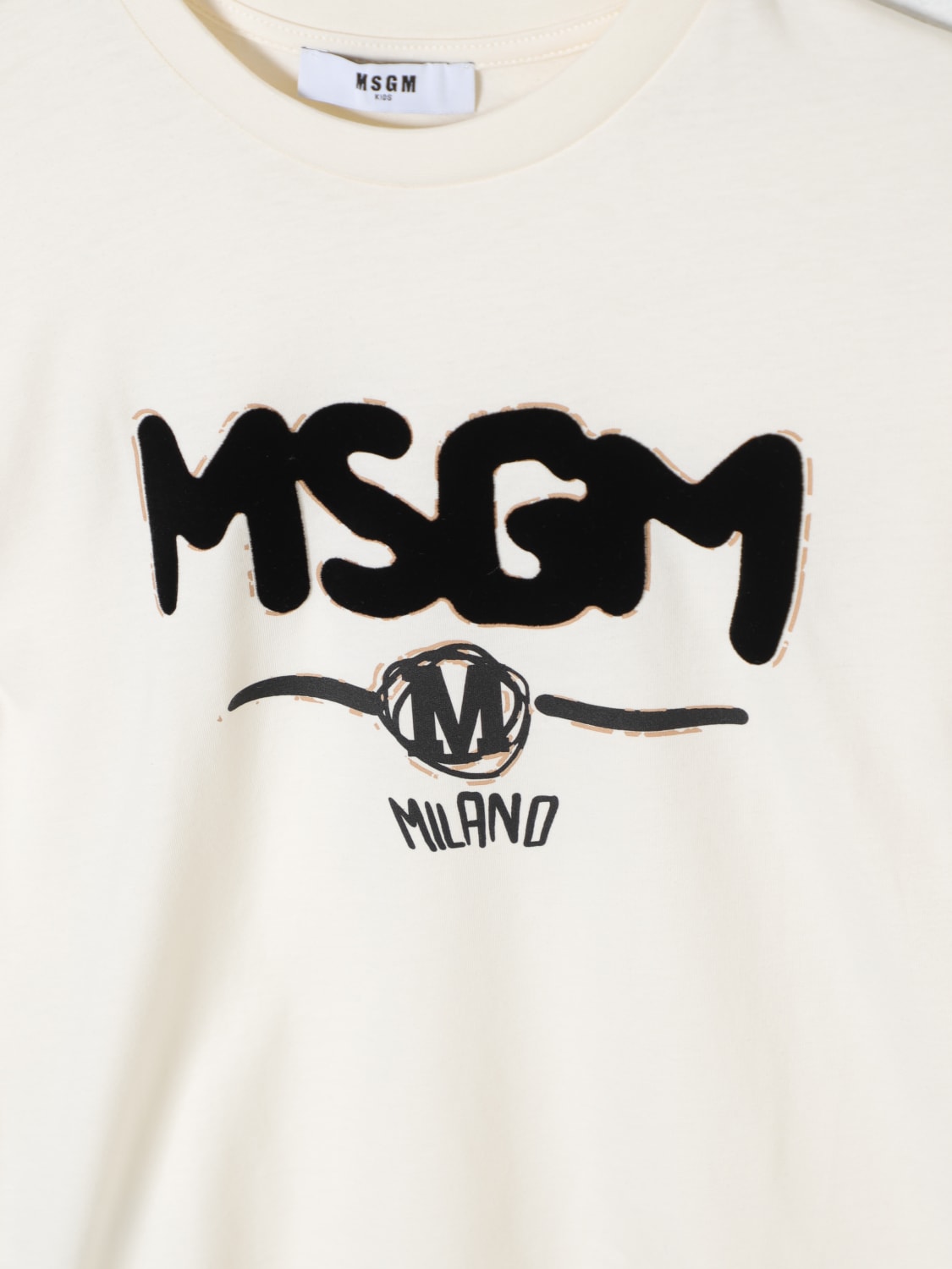 MSGM KIDS CAMISETA: Camiseta niños MSGM Kids, Blanco - Img 3