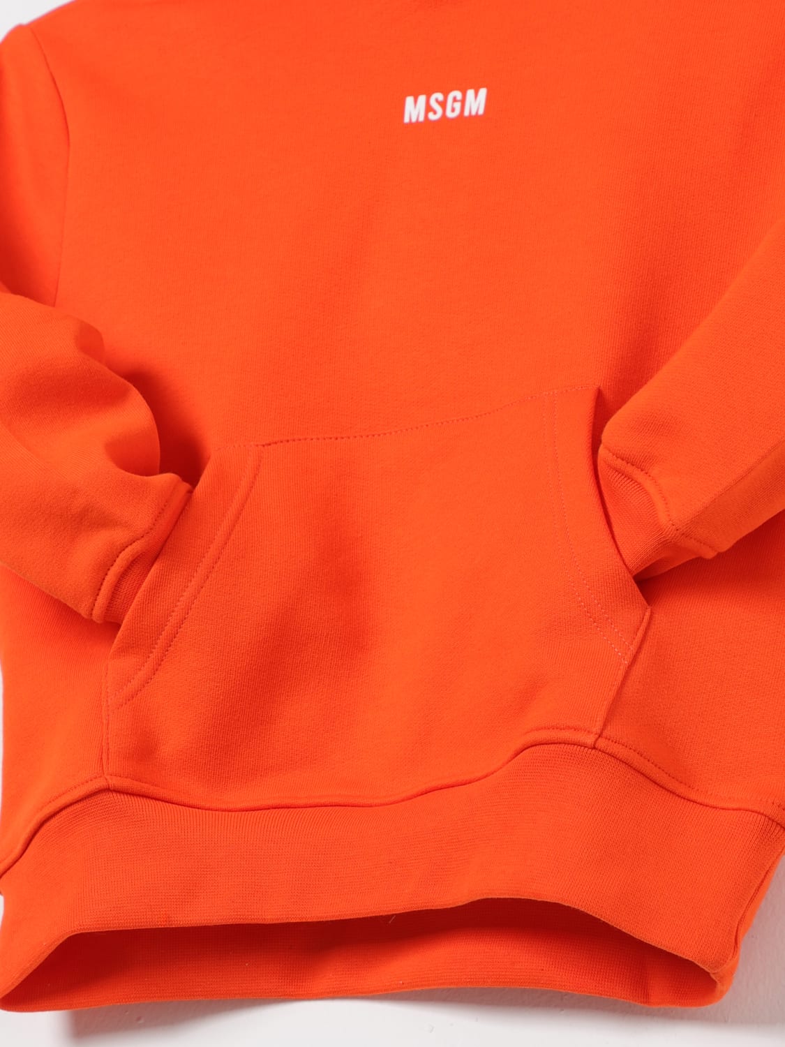 MSGM KIDS PULLOVER: Pullover kinder MSGM Kids, Orange - Img 3