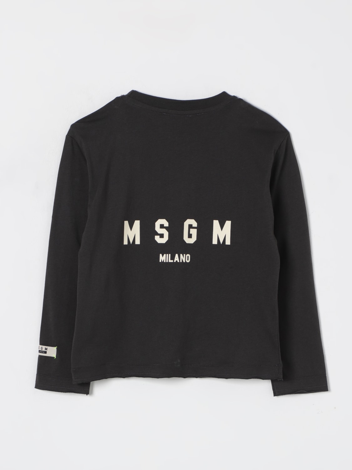 MSGM KIDS T-SHIRT: T-shirt con logo MSGM Kids, Grigio - Img 2