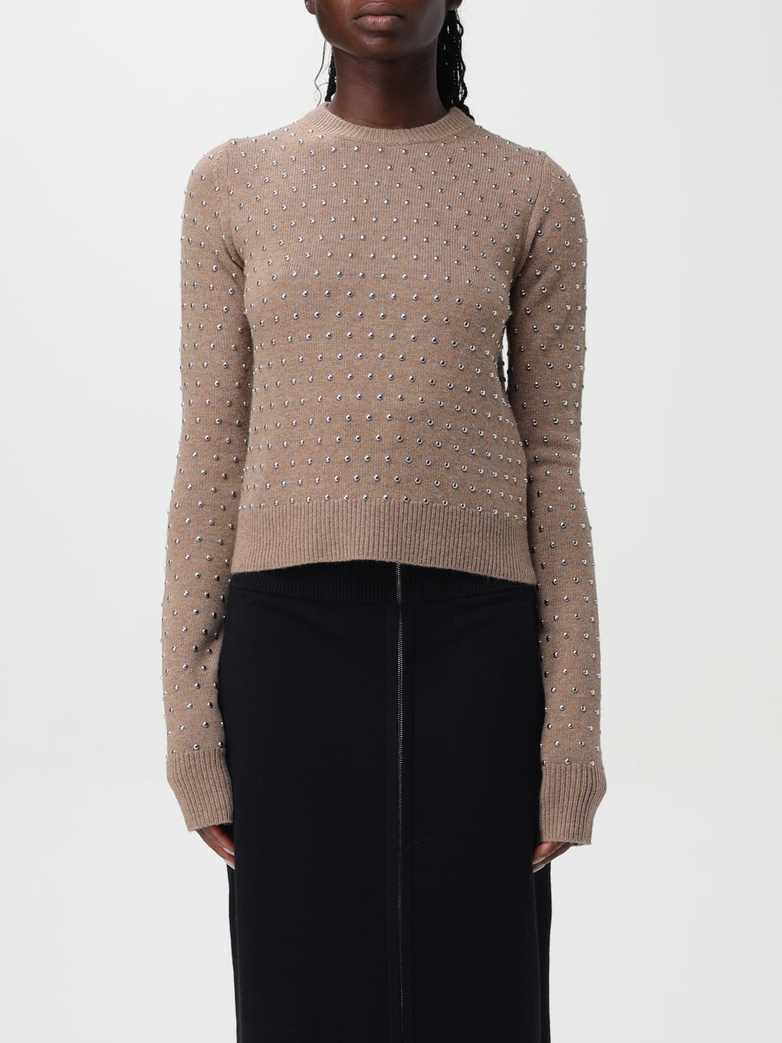 Giglio Maglione Sportmax in lana con borchie all over