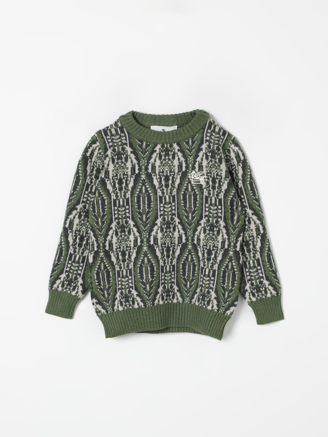 ETRO SWEATER: Sweater kids Etro, Green - Img 1