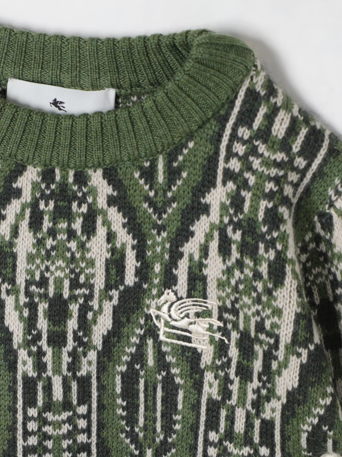 ETRO SWEATER: Sweater kids Etro, Green - Img 3