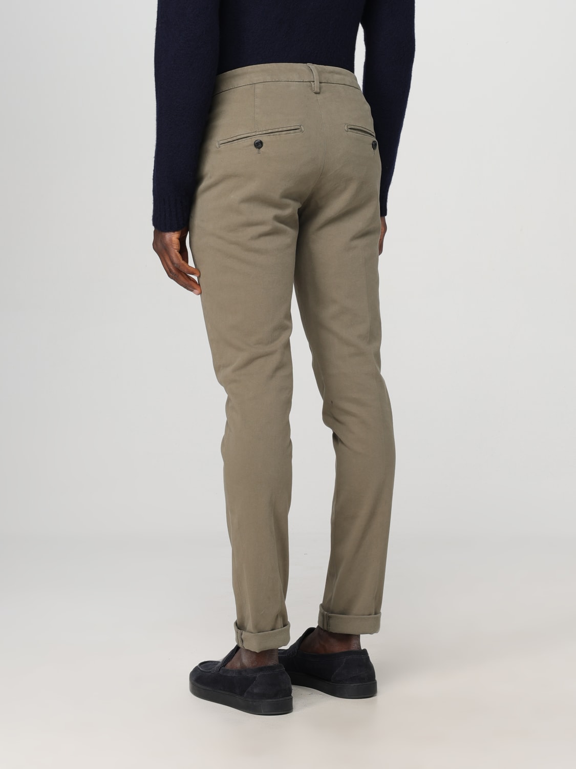 DONDUP PANTS: Pants men Dondup, Green - Img 2