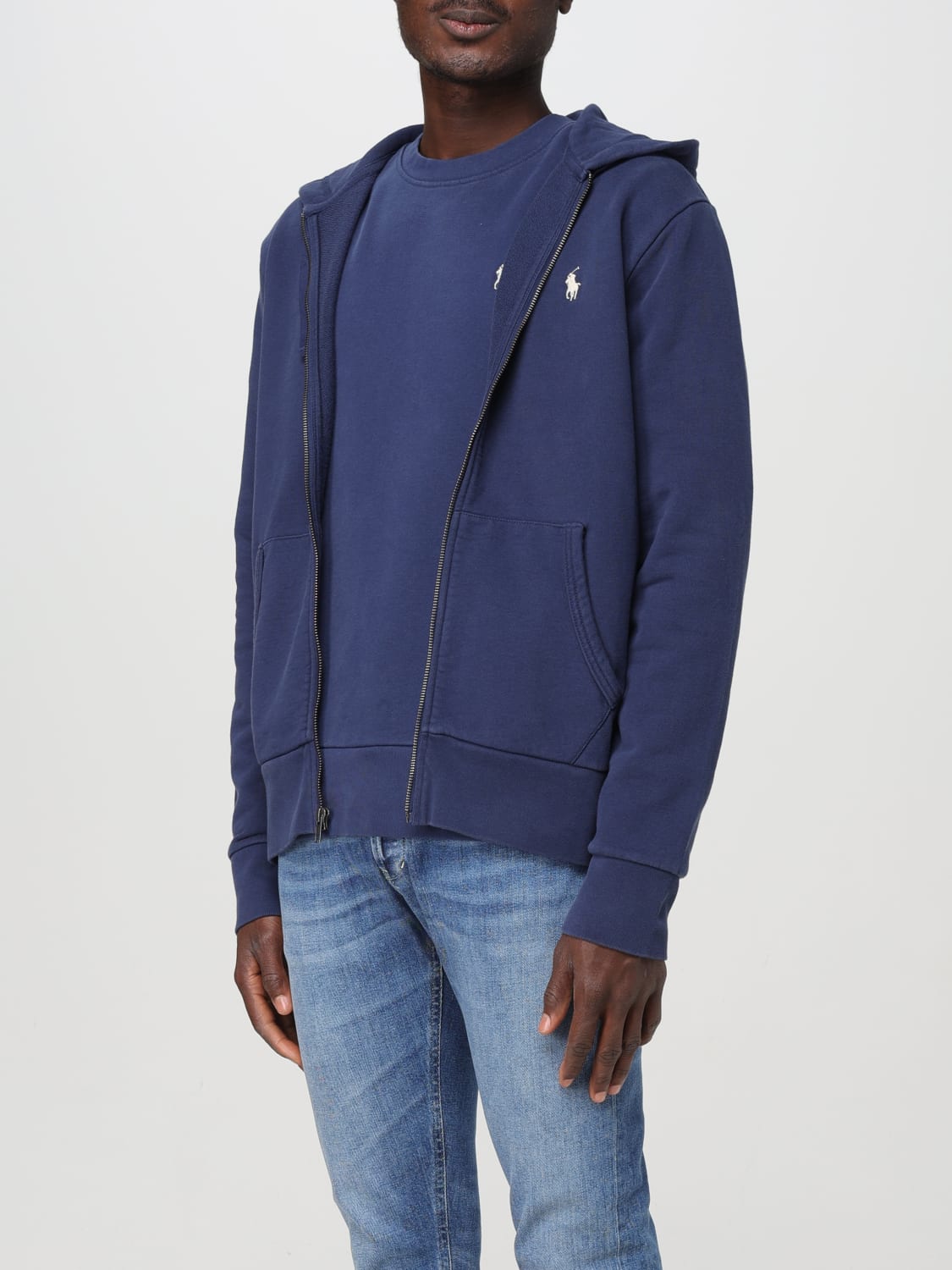 POLO RALPH LAUREN SWEATSHIRT: Sweater men Polo Ralph Lauren, Blue - Img 3