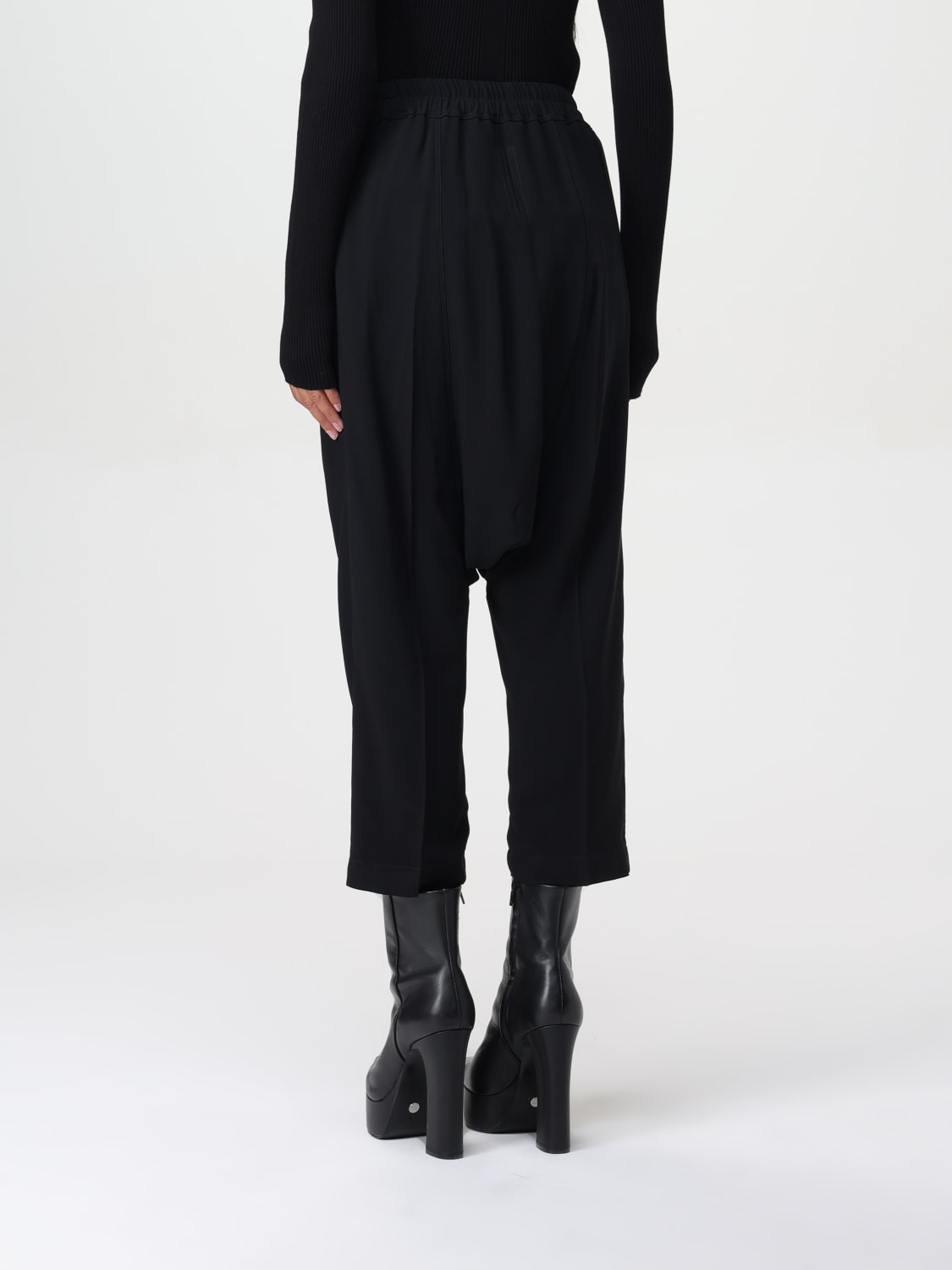 RICK OWENS PANTS: Pants woman Rick Owens, Black - Img 3