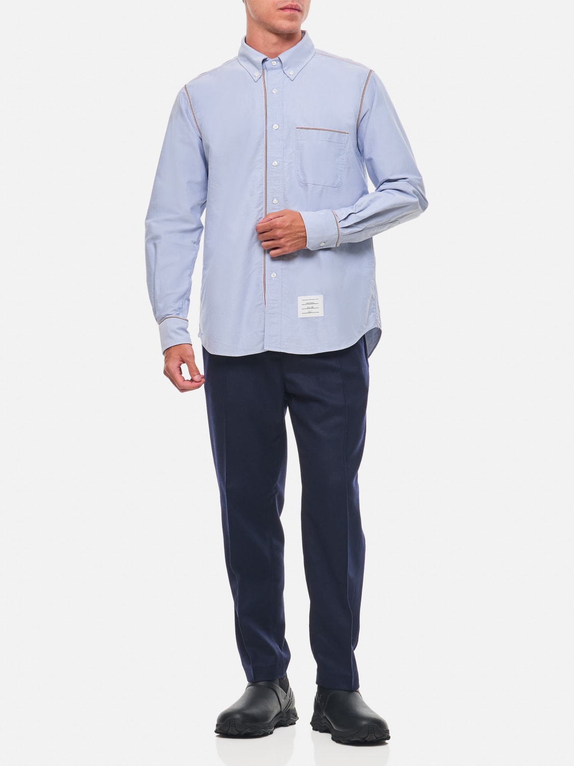 THOM BROWNE HEMD: Hemd herren Thom Browne, Blau - Img 2