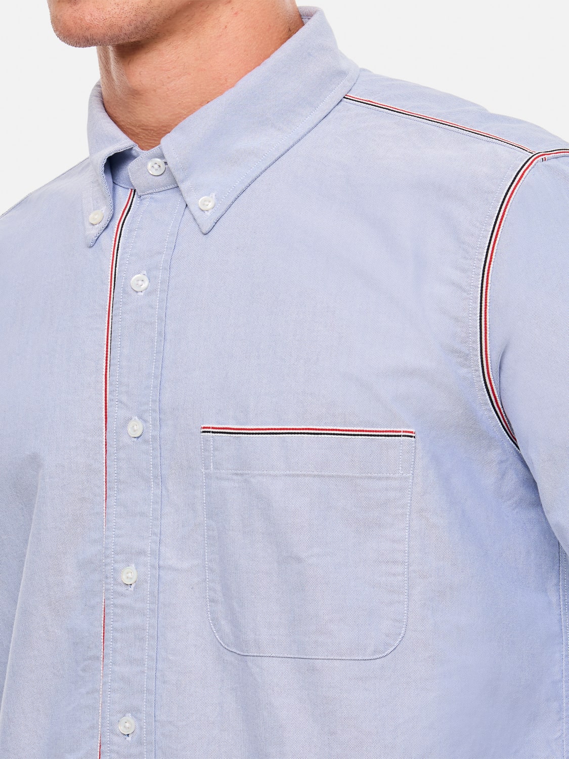 THOM BROWNE HEMD: Hemd herren Thom Browne, Blau - Img 4