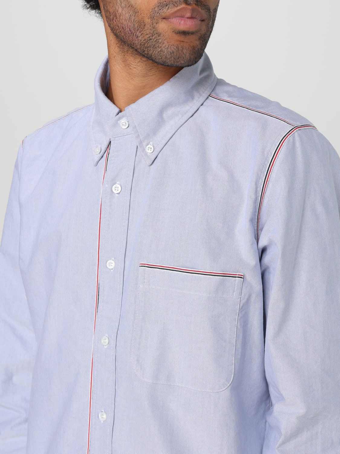 THOM BROWNE HEMD: Hemd herren Thom Browne, Blau - Img 5