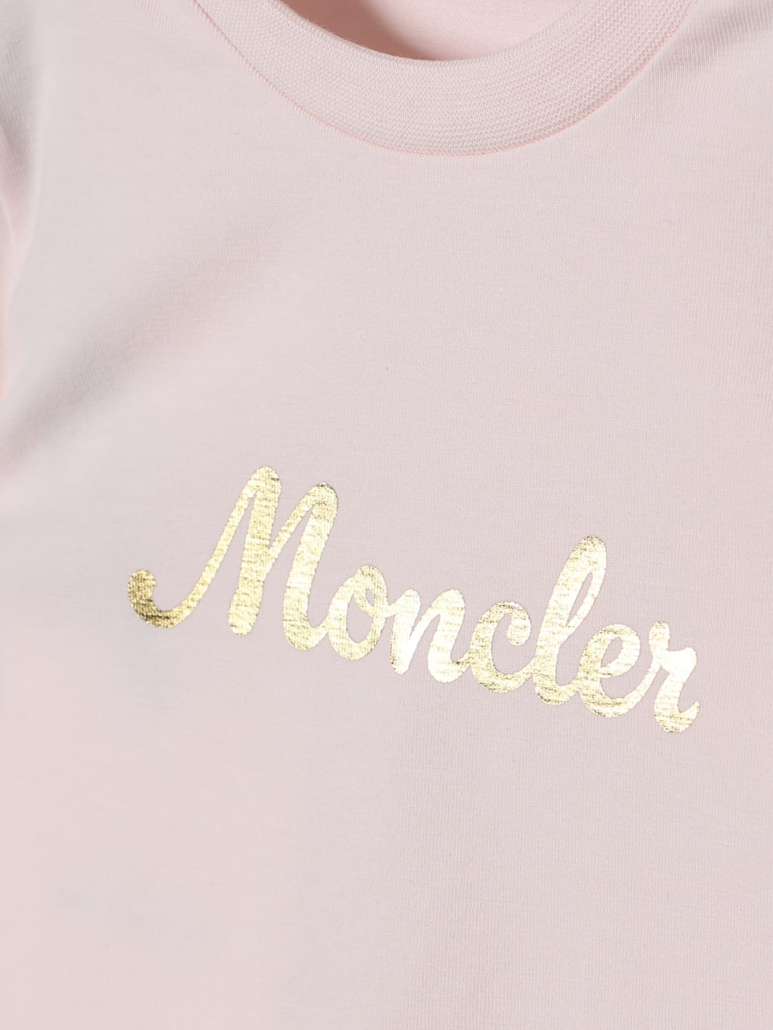 MONCLER T-SHIRT: T-shirt kids Moncler, Pink - Img 3