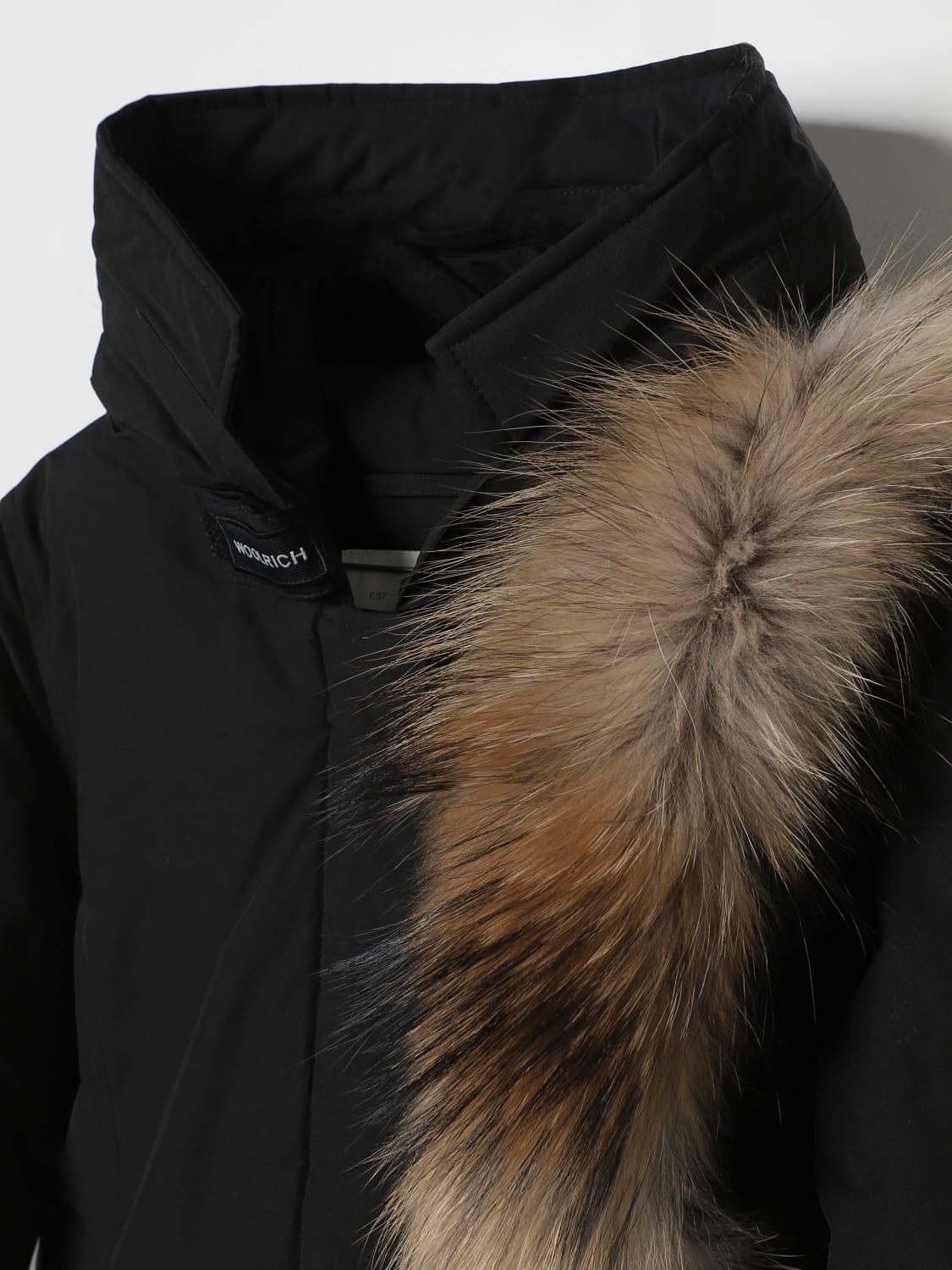 WOOLRICH 코트: 코트 남아 Woolrich, 블랙 - Img 3