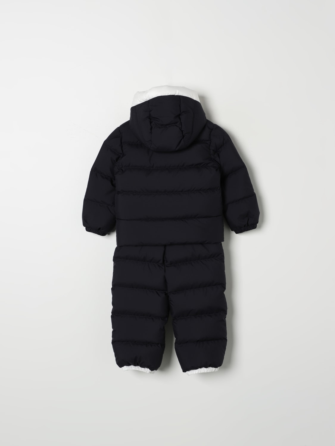 MONCLER TUTA: Tuta da neve con logo Moncler, Blue - Img 2