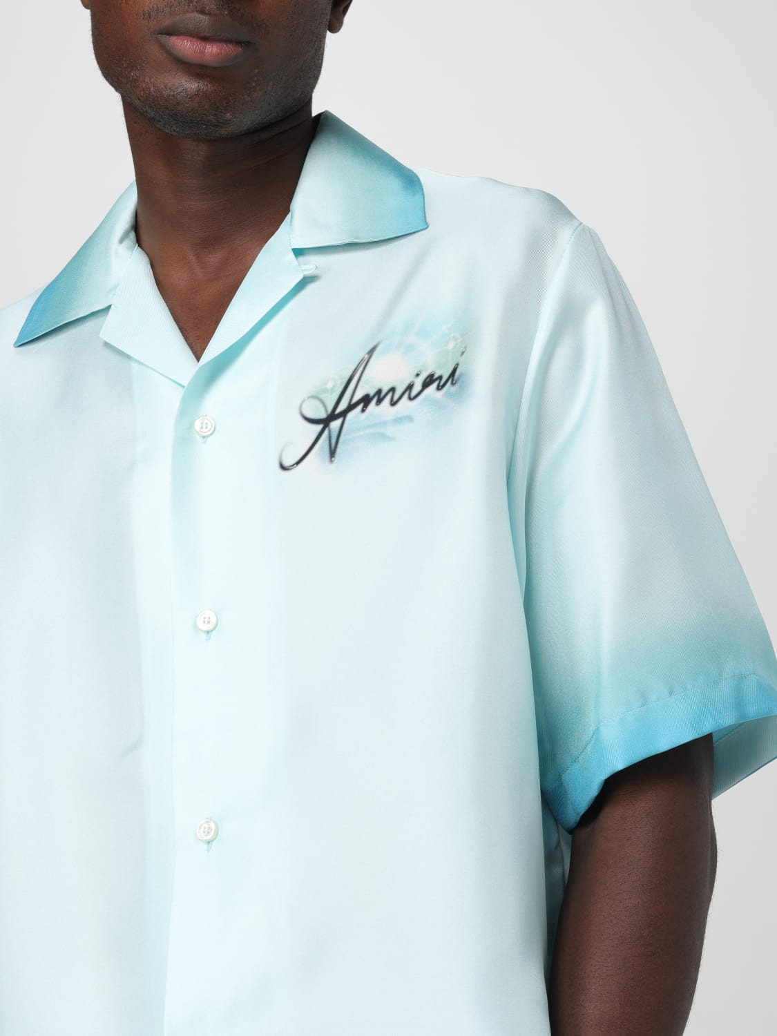 AMIRI CAMISA: Camisa hombre Amiri, Azul Oscuro - Img 5