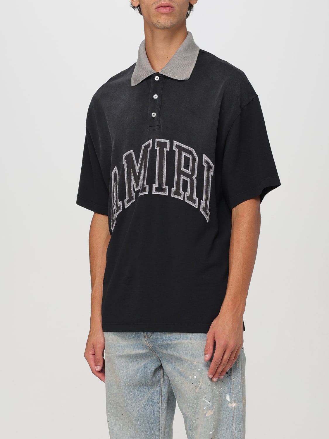 AMIRI POLO: Camiseta hombre Amiri, Negro - Img 4