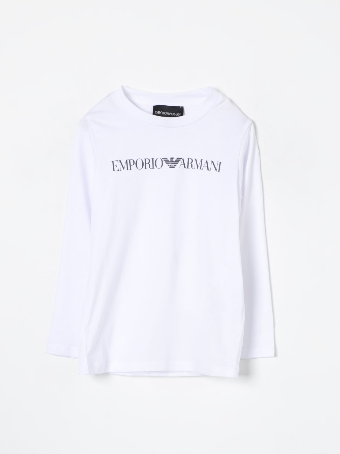 EMPORIO ARMANI T-SHIRT: T-shirt kids Emporio Armani, White - Img 1