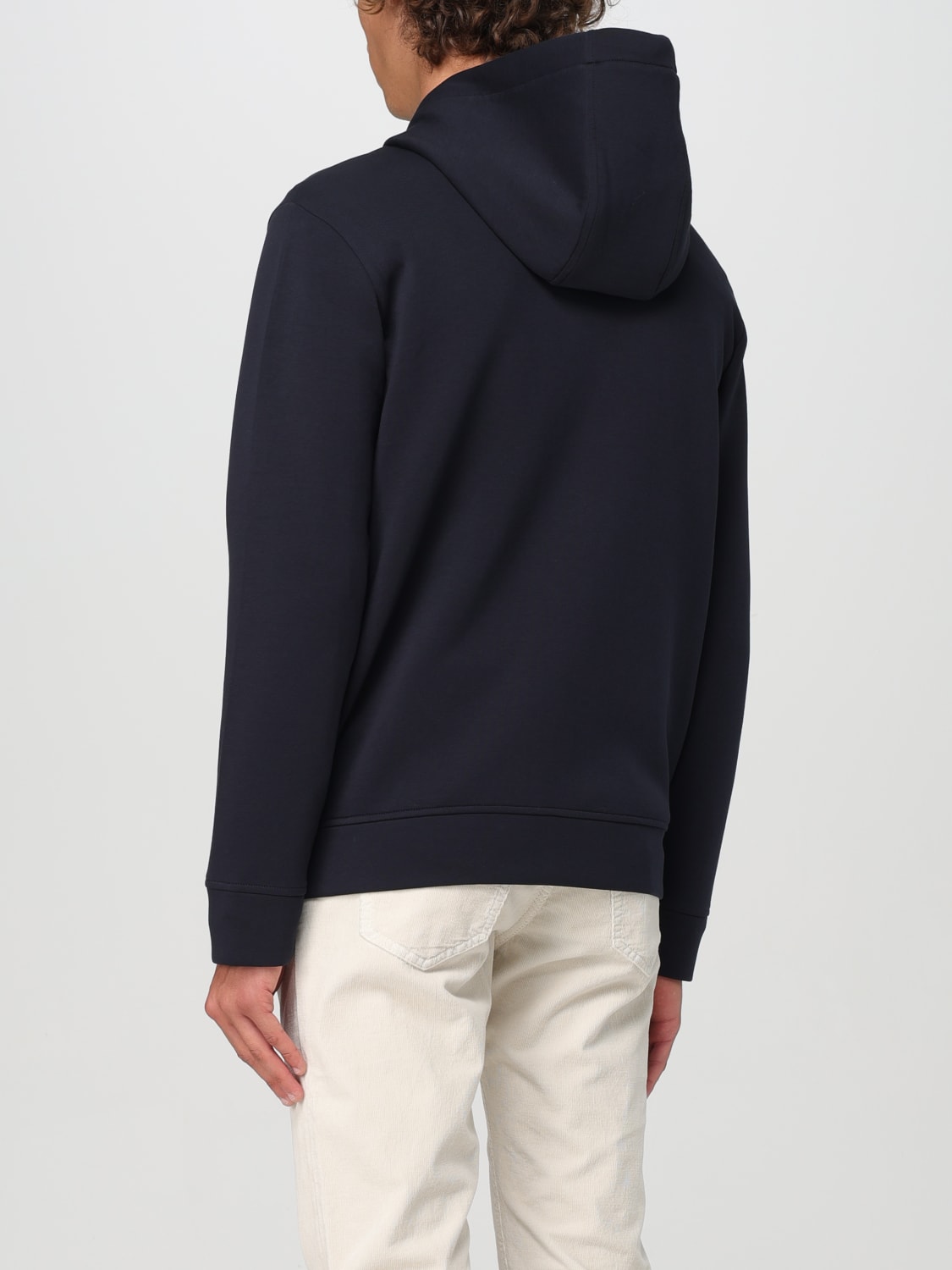 Armani navy hoodie online