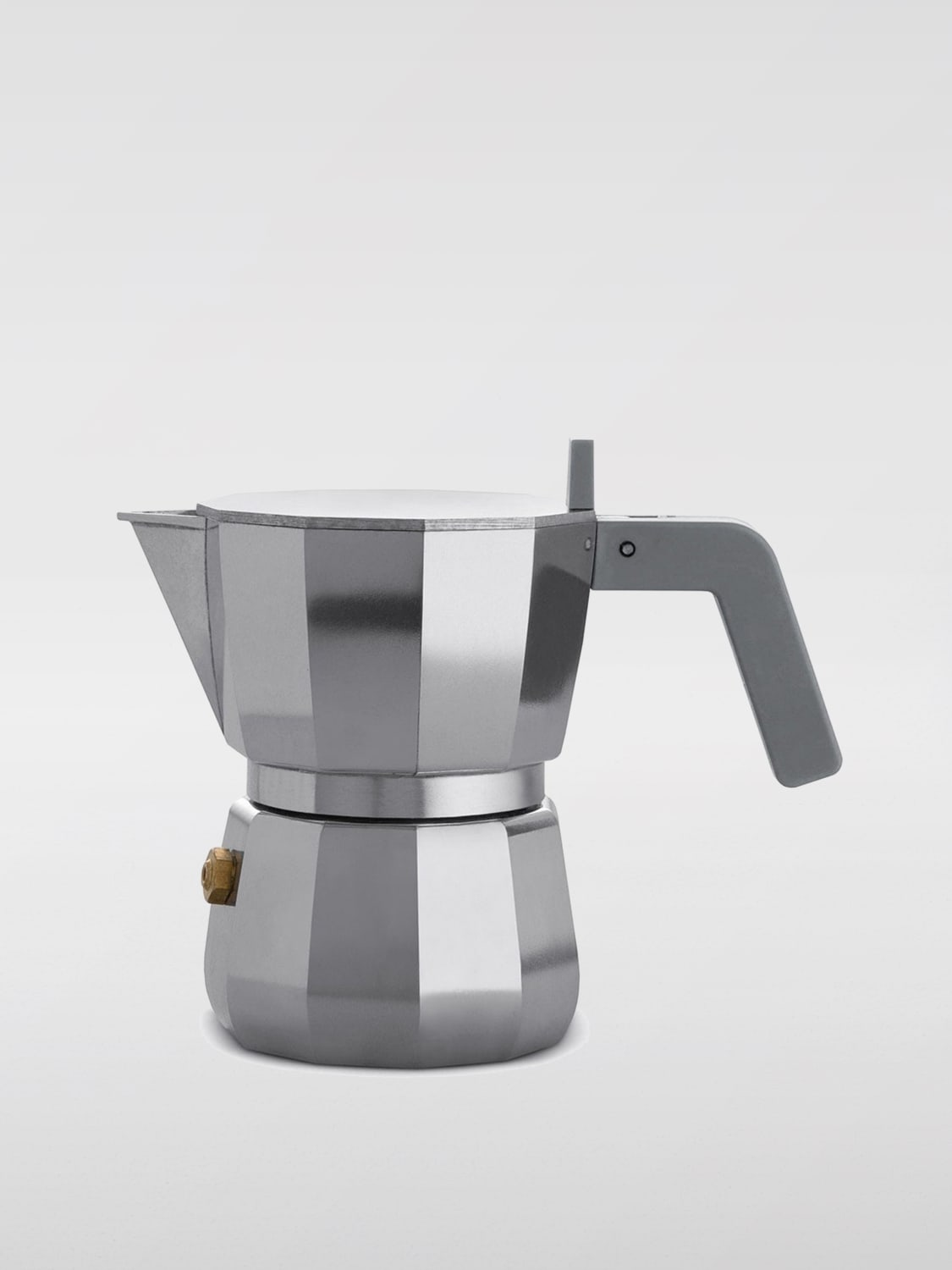 ALESSI ACCESSORI DA CUCINA: Caffettiera Moka Alessi in alluminio , Alluminio - Img 1