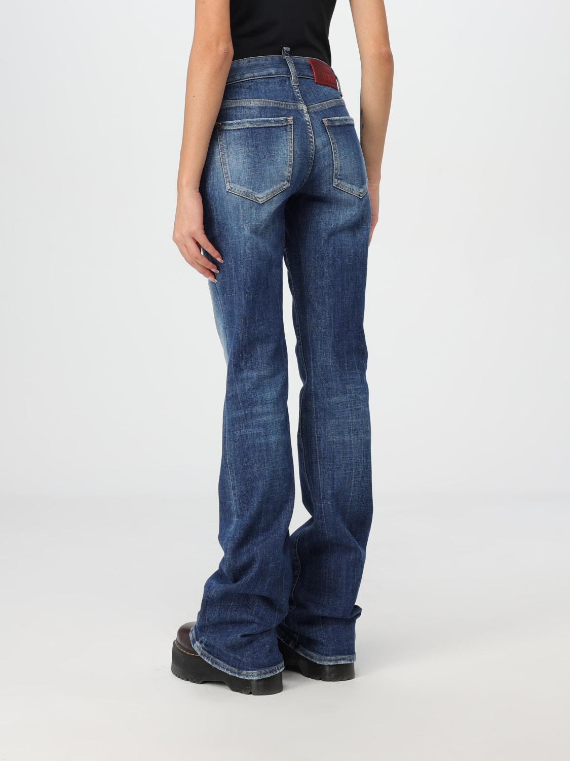 DSQUARED2 JEANS: Jeans Dsquared2 in denim di cotone , Blue - Img 3