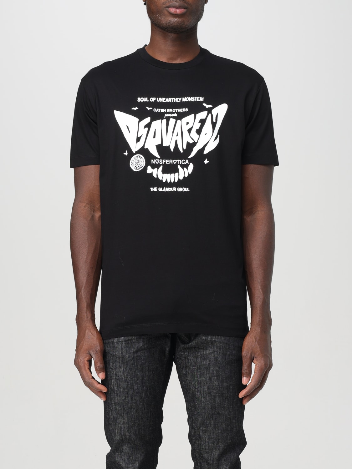 DSQUARED2 T-SHIRT: T-shirt men Dsquared2, Black - Img 1