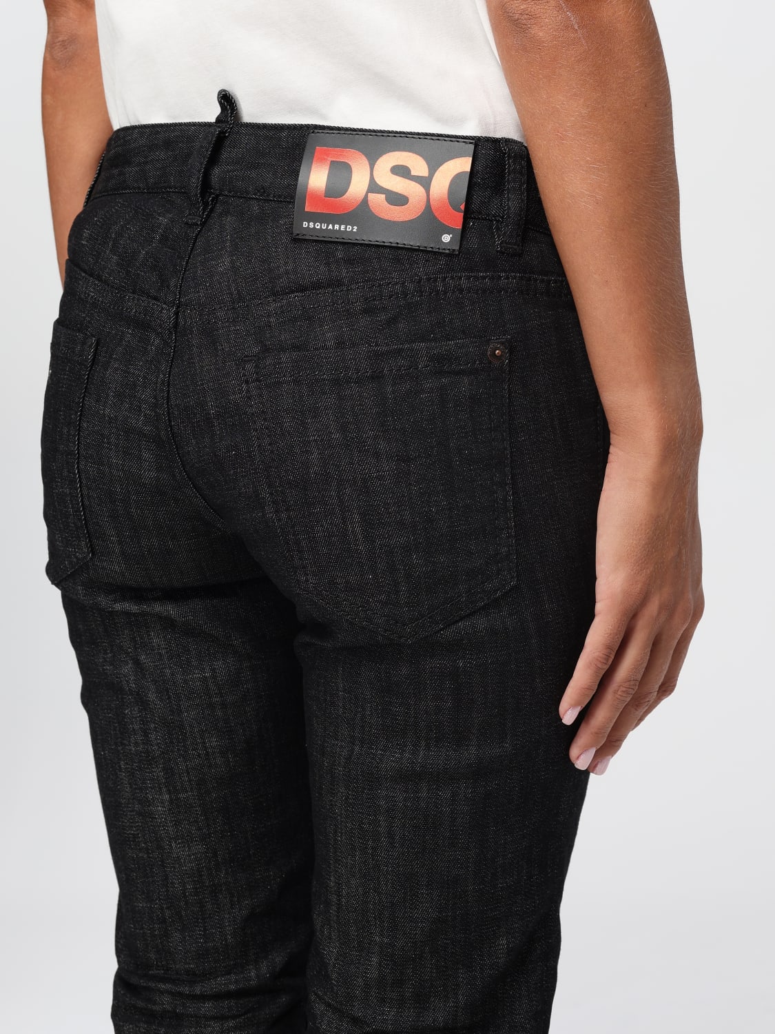 DSQUARED2 JEANS: Jeans woman Dsquared2, Black - Img 3