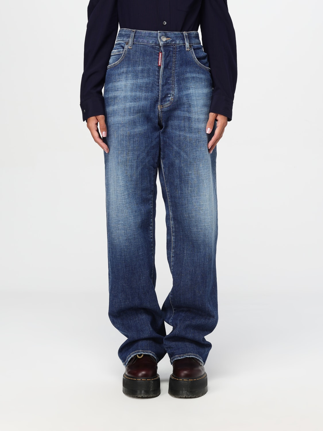 Giglio Jeans Dsquared2 in denim di cotone