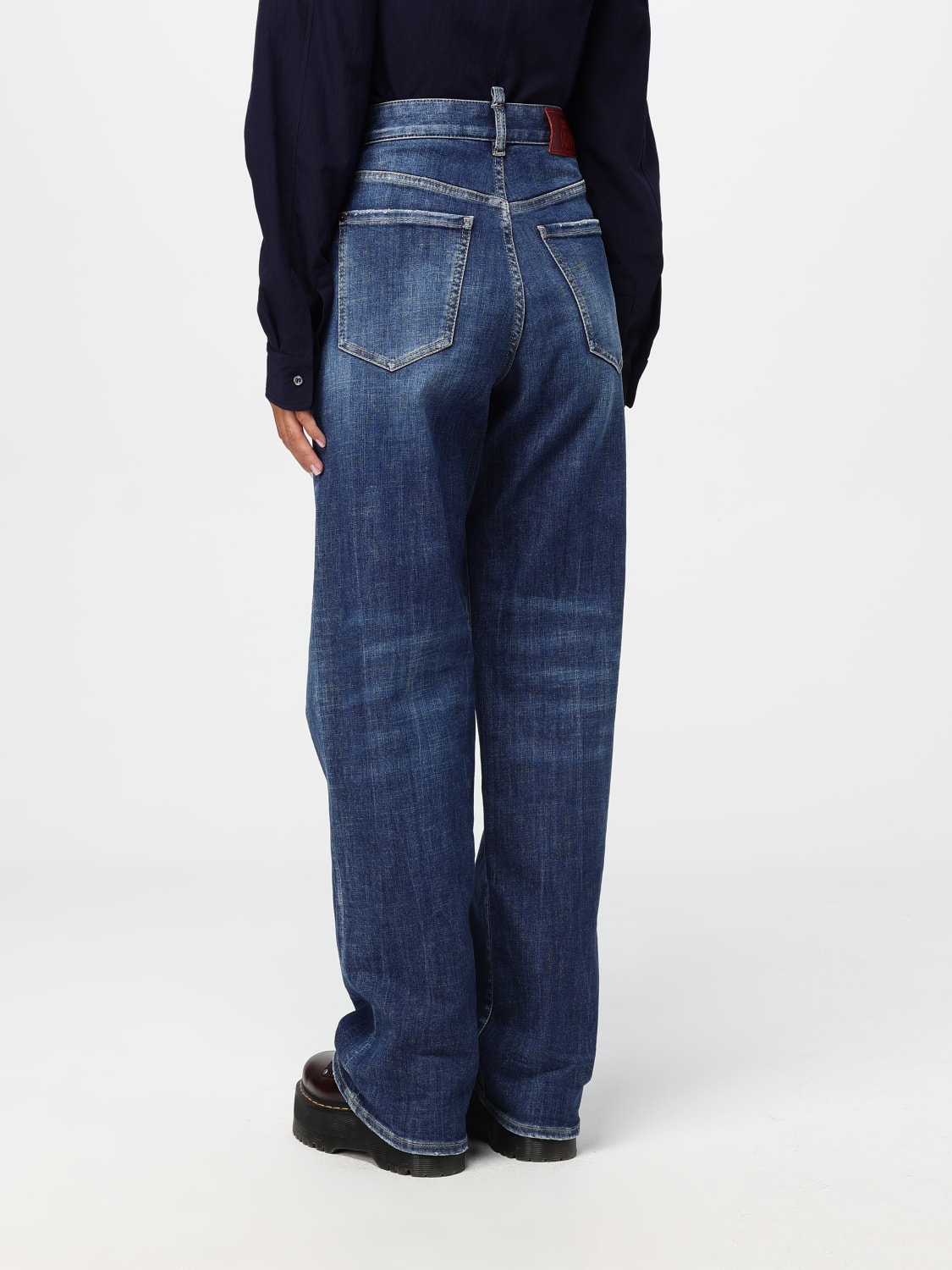 DSQUARED2 JEANS: Jeans femme Dsquared2, Bleu - Img 2