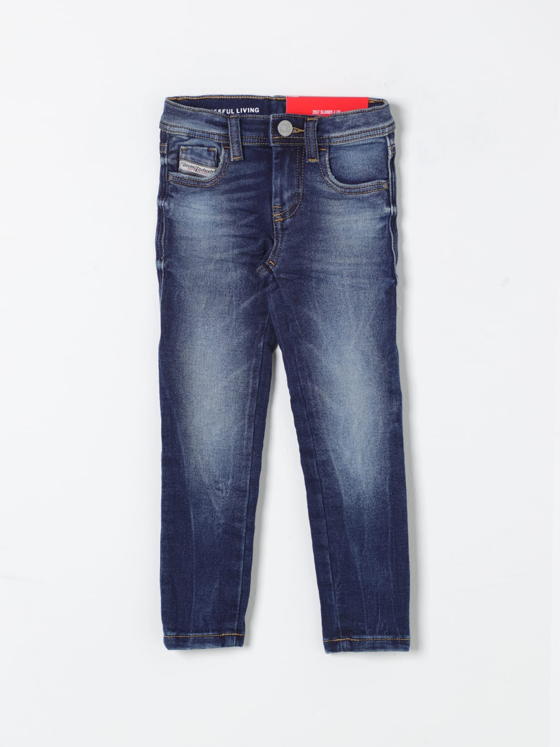 DIESEL JEANS: Hose kinder Diesel, Blau - Img 1